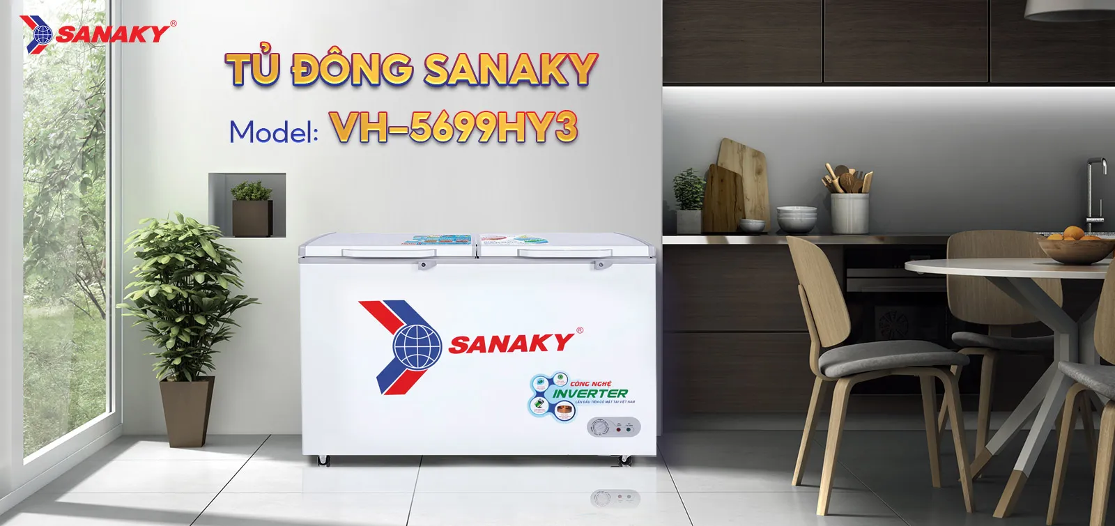 Tủ Đông Sanaky VH-5699HY3