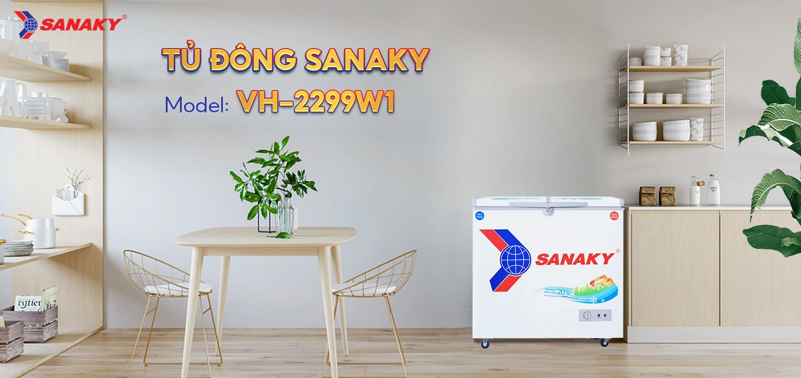 Tủ Đông Sanaky VH-2299W1