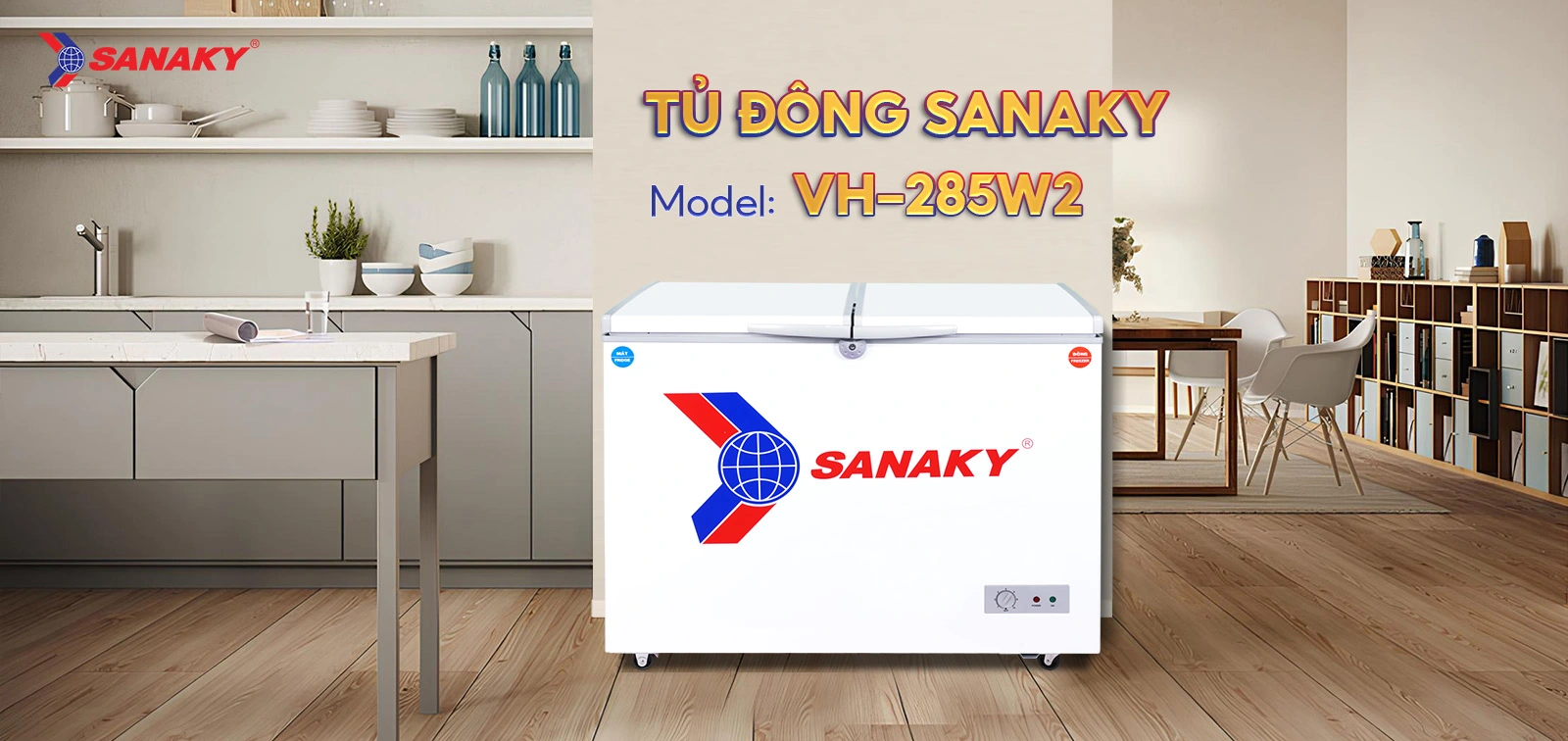 Tủ Đông Sanaky VH-285W2
