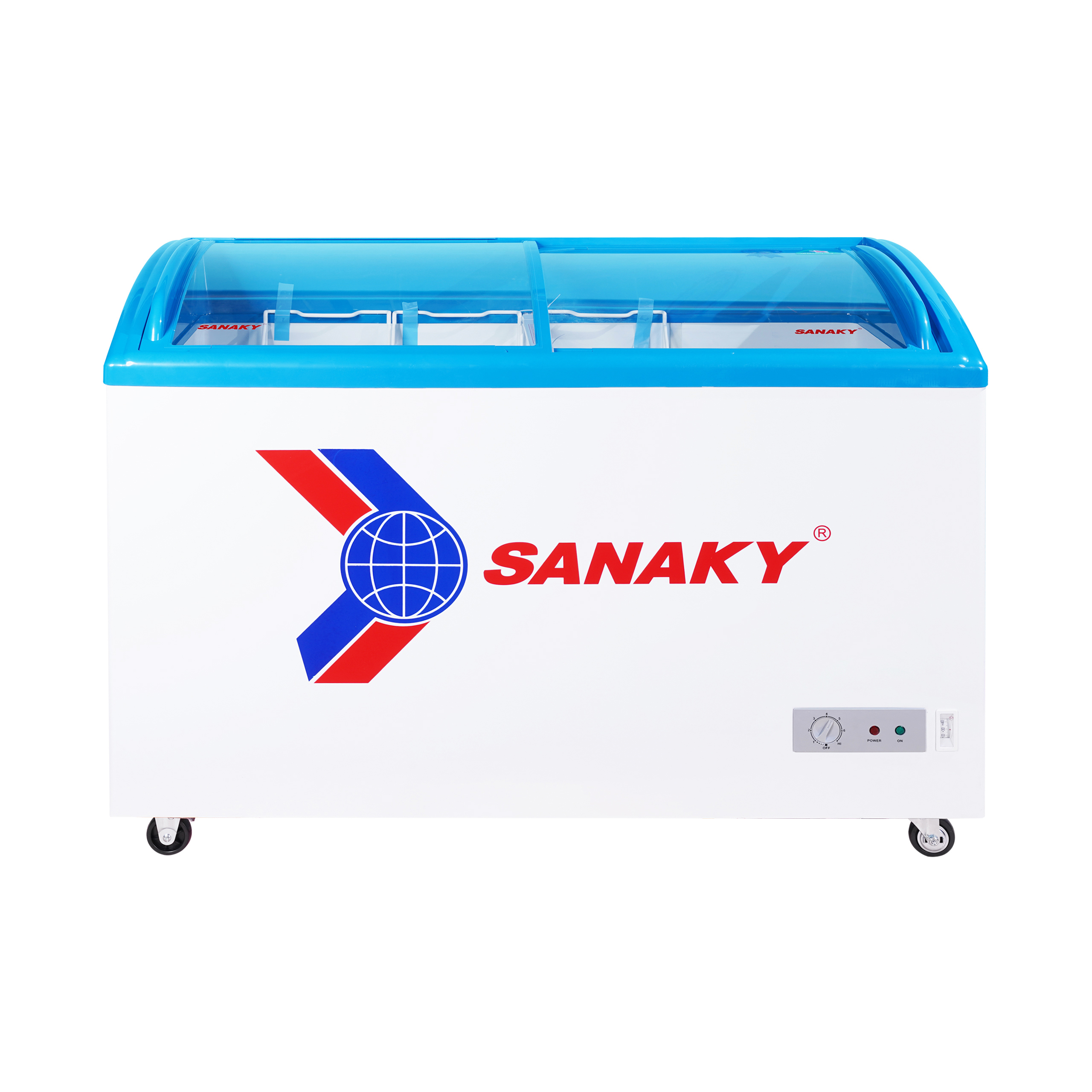 Tủ đông 2 ngăn 300 lít Sanaky VH-3699W3 Gas R600a