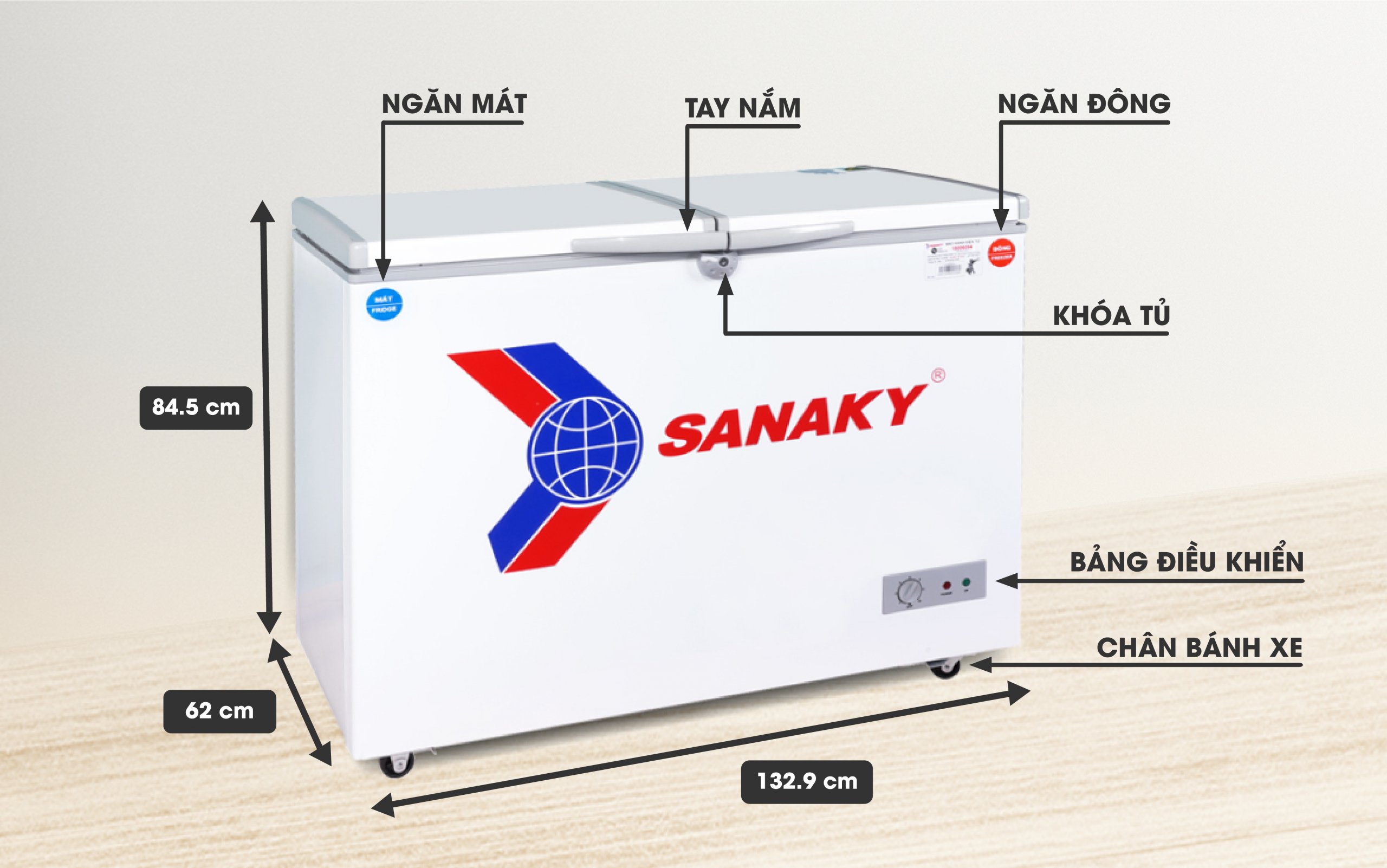 Tủ đông Sanaky VH-405W2 