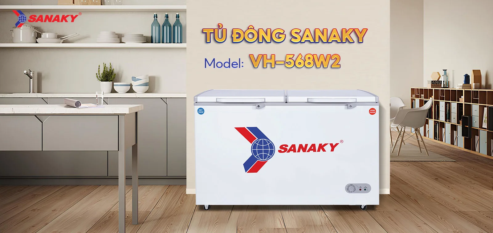 Tủ Đông Sanaky VH-568W2
