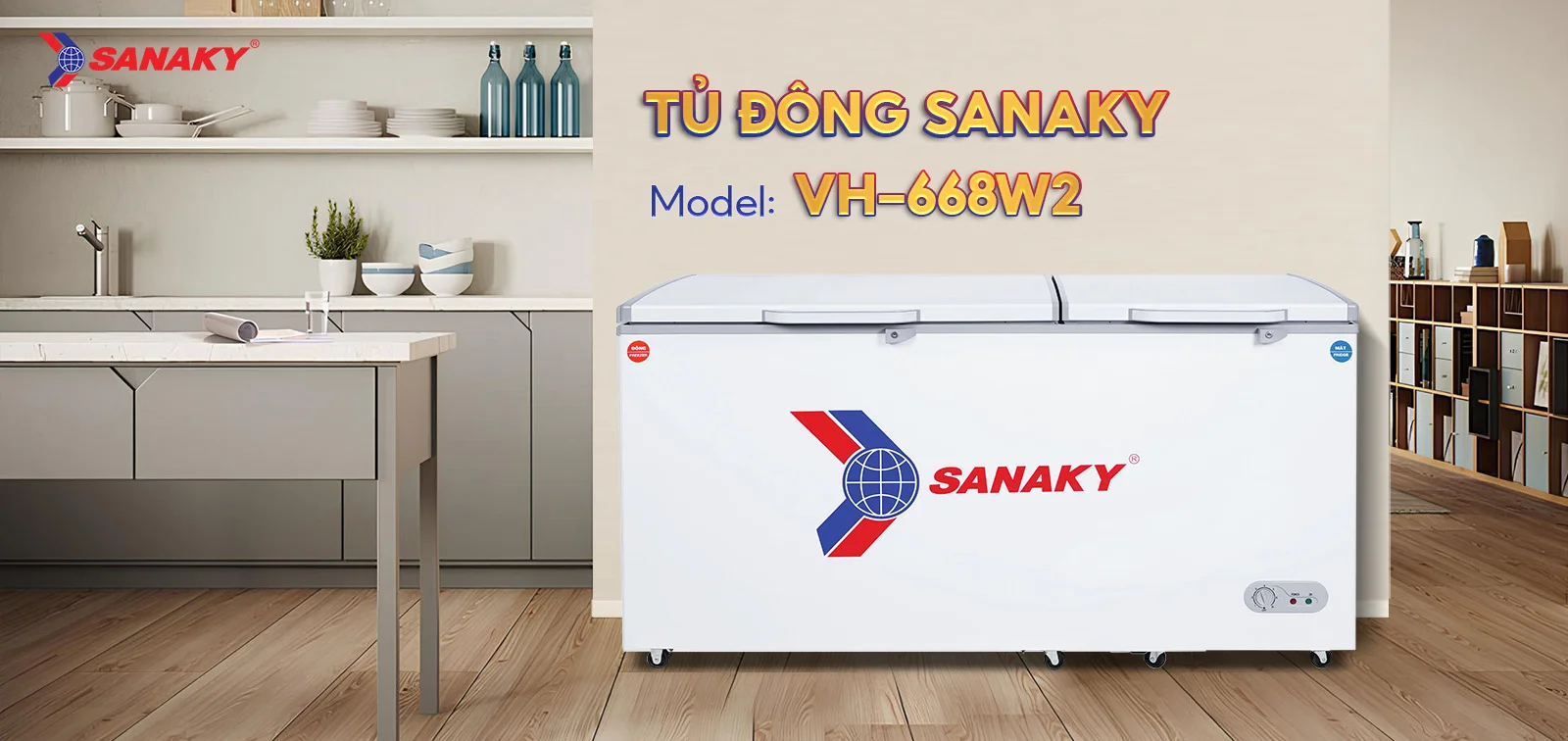 Tủ Đông Sanaky VH-668W2