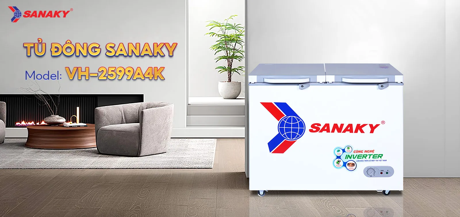Tủ Đông Sanaky VH-2599A4K