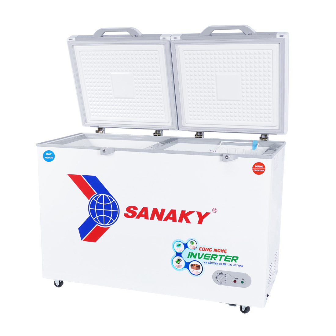 Tủ Đông mặt kính cường lực Sanaky VH-4099W4K