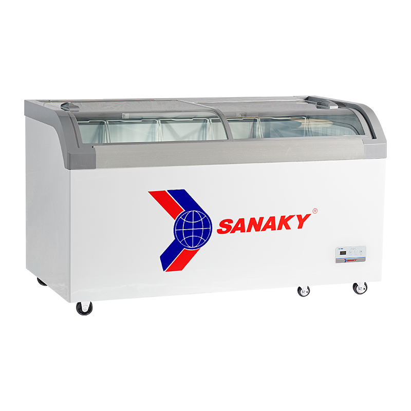 Tủ đông Sanaky VH-8088K, mặt kính cong 500 lít - Giá rẻ nhất T3/2022