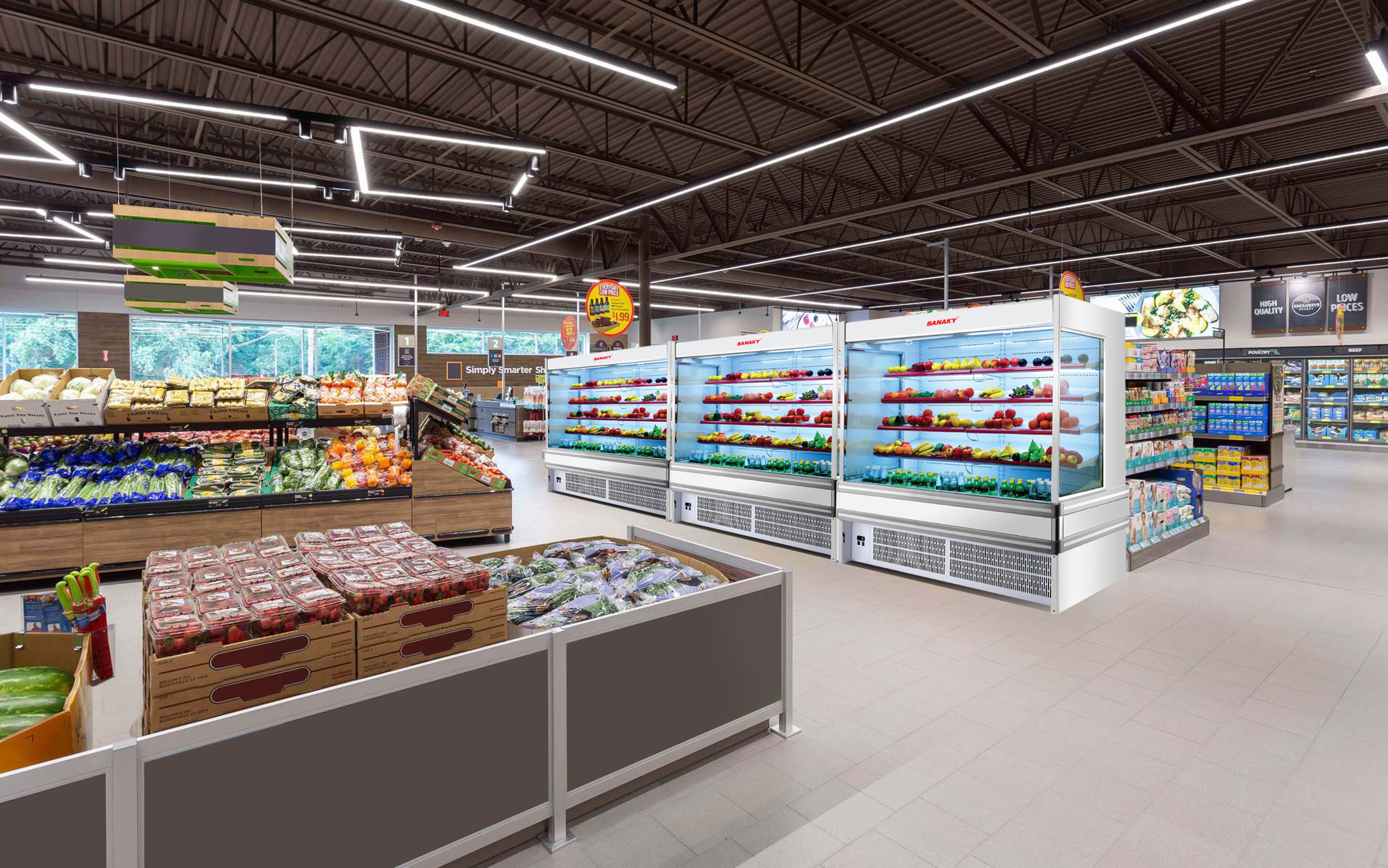 Tủ Mát siêu thị Sanaky VH-12HPS 