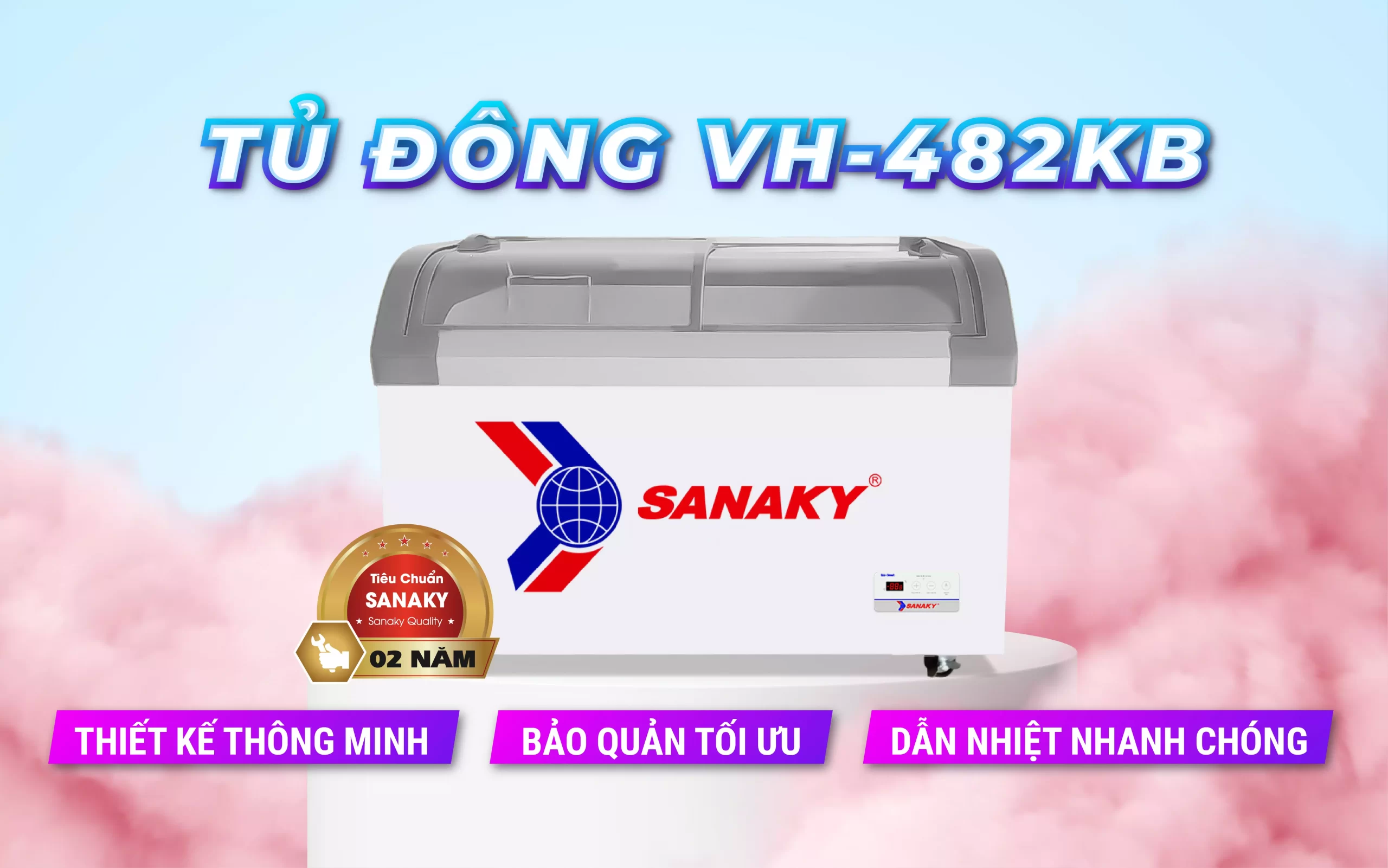 Tủ Đông Sanaky VH-482KB 