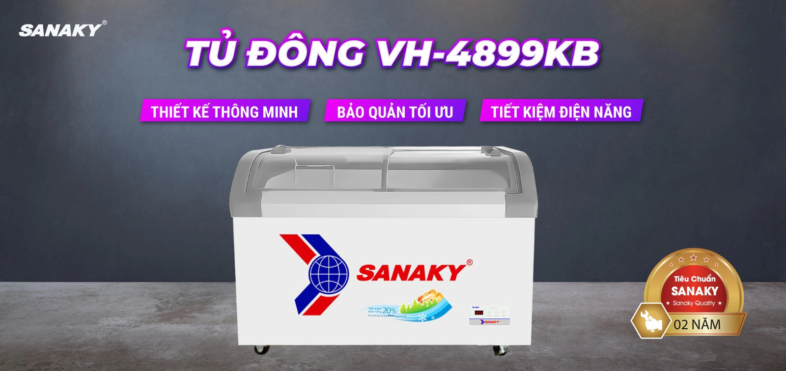 Tủ Đông Sanaky VH-4899KB