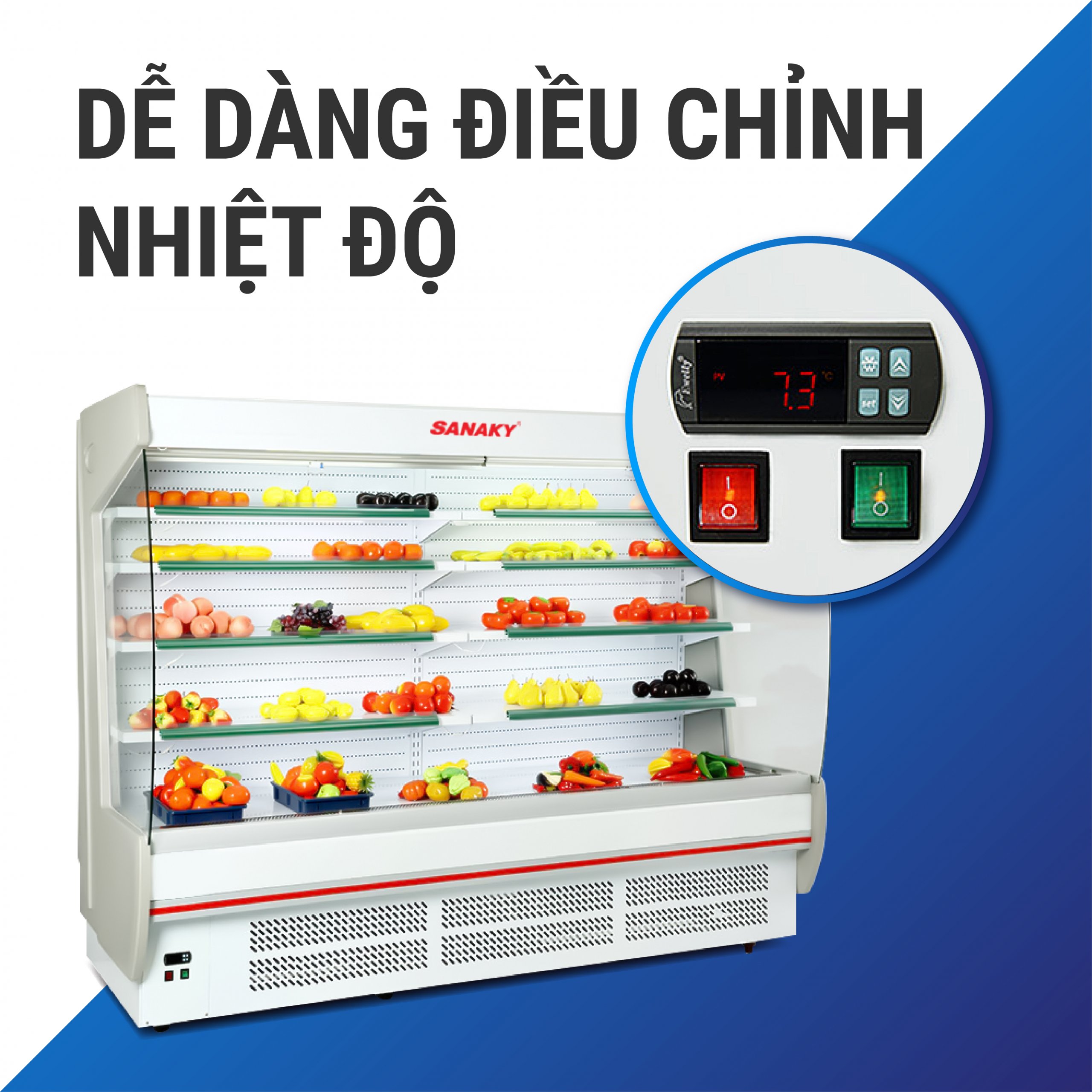 Tủ Mát siêu thị Sanaky VH-30HP 