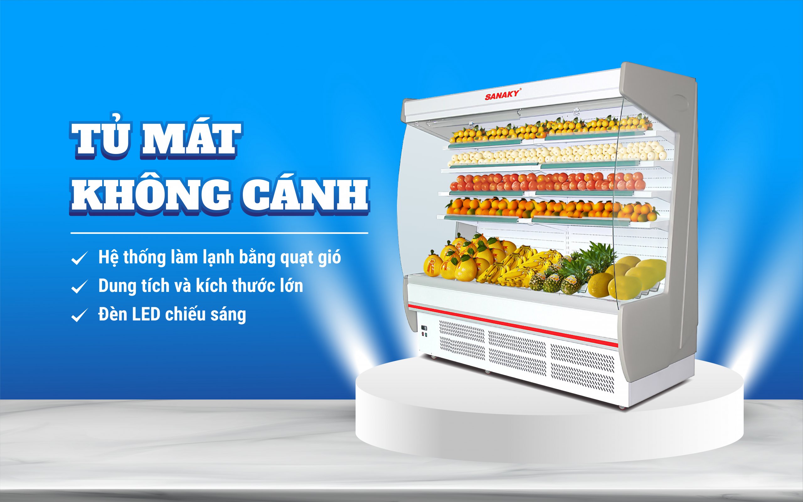 Tủ Mát siêu thị Sanaky VH-20HP