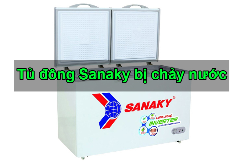 Nguyên nhân tủ đông Sanaky bị chảy nước và cách khắc phục