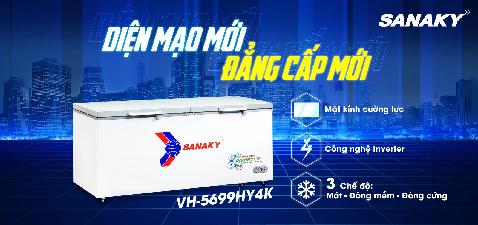 Tủ đông Sanaky VH-5699HY4K