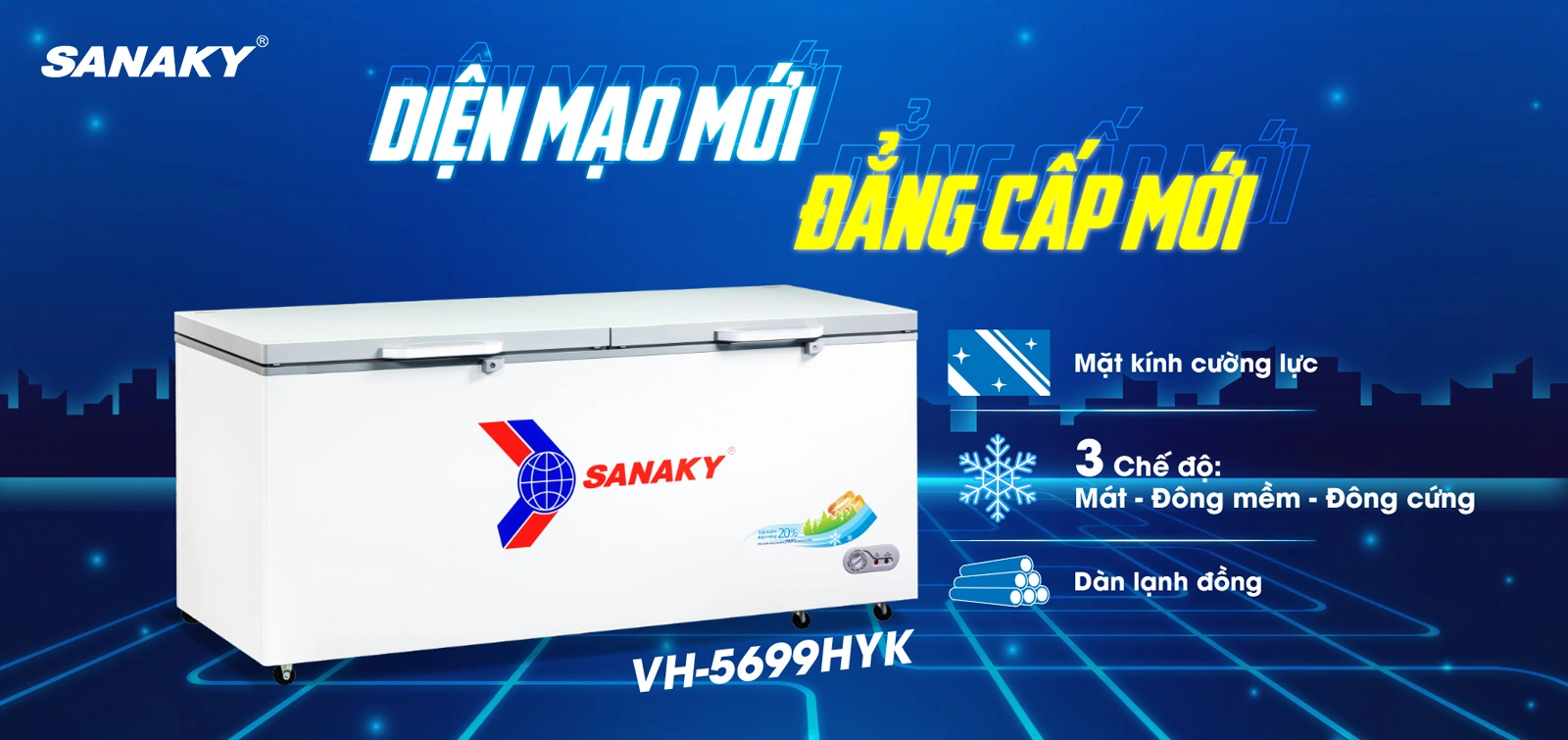 Tủ đông Sanaky VH-5699HYK