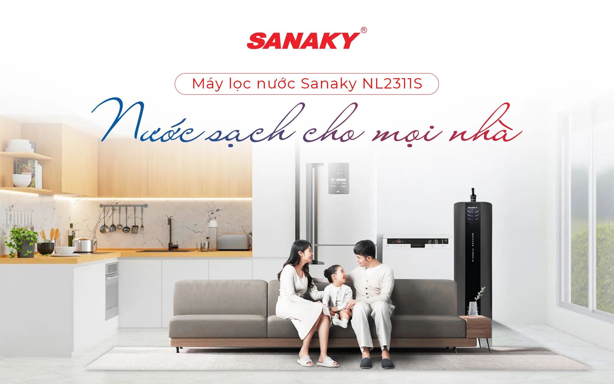 Máy lọc nước Sanaky NL2311S