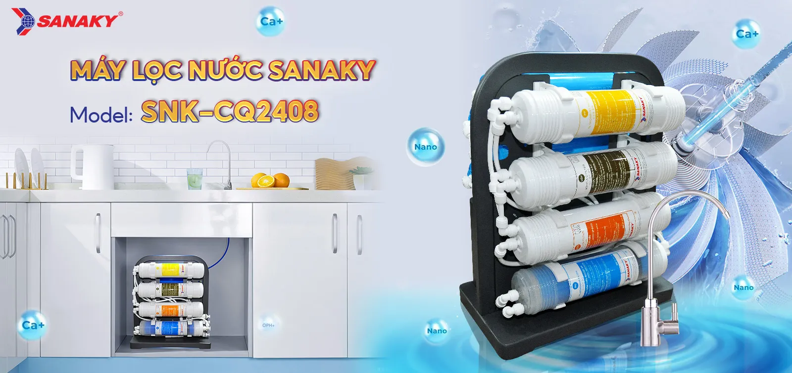Máy lọc nước Sanaky SNK-CQ2408