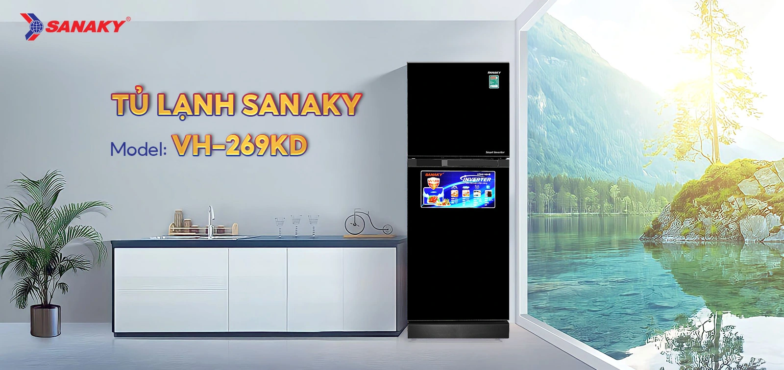 Tủ lạnh Sanaky VH-269KD