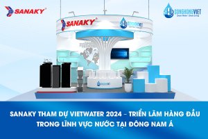 Sanaky tham dự Vietwater 2024 – Triển lãm hàng đầu trong lĩnh vực nước tại Đông Nam Á