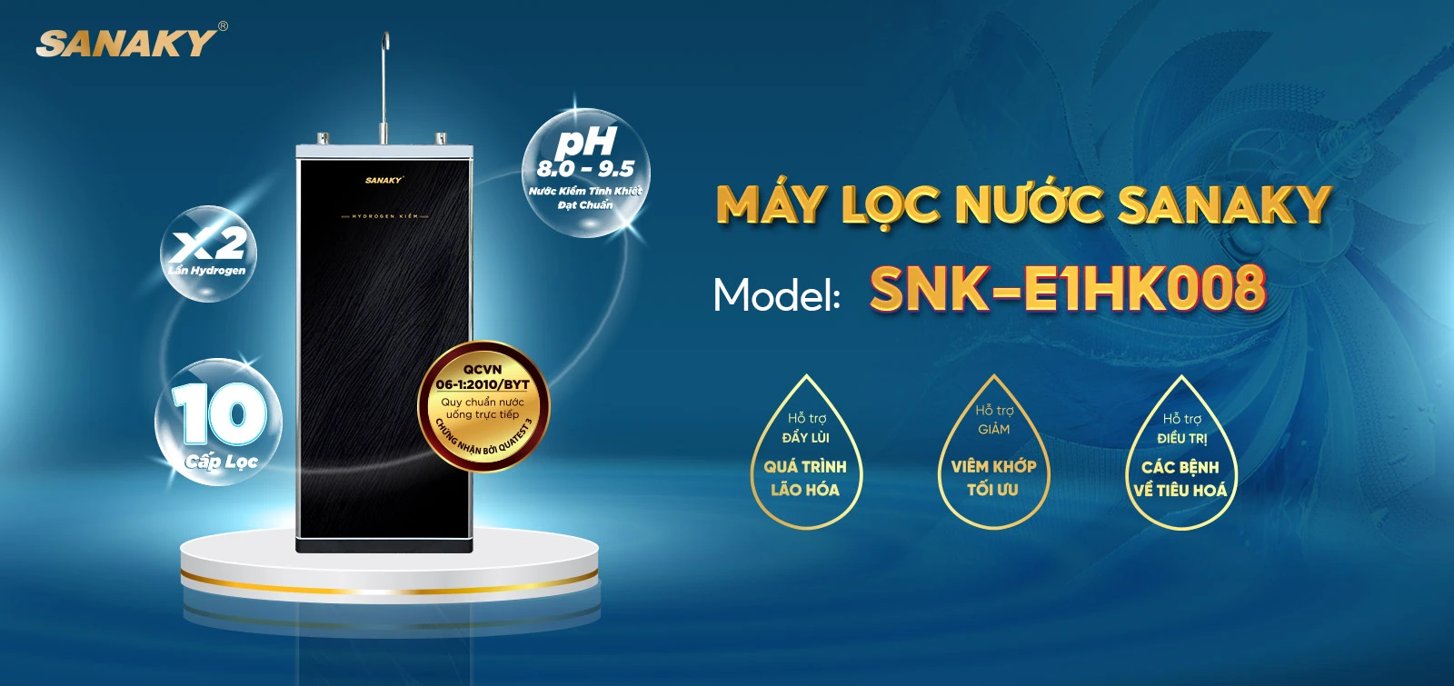 Máy lọc nước Sanaky SNK-E1HK008