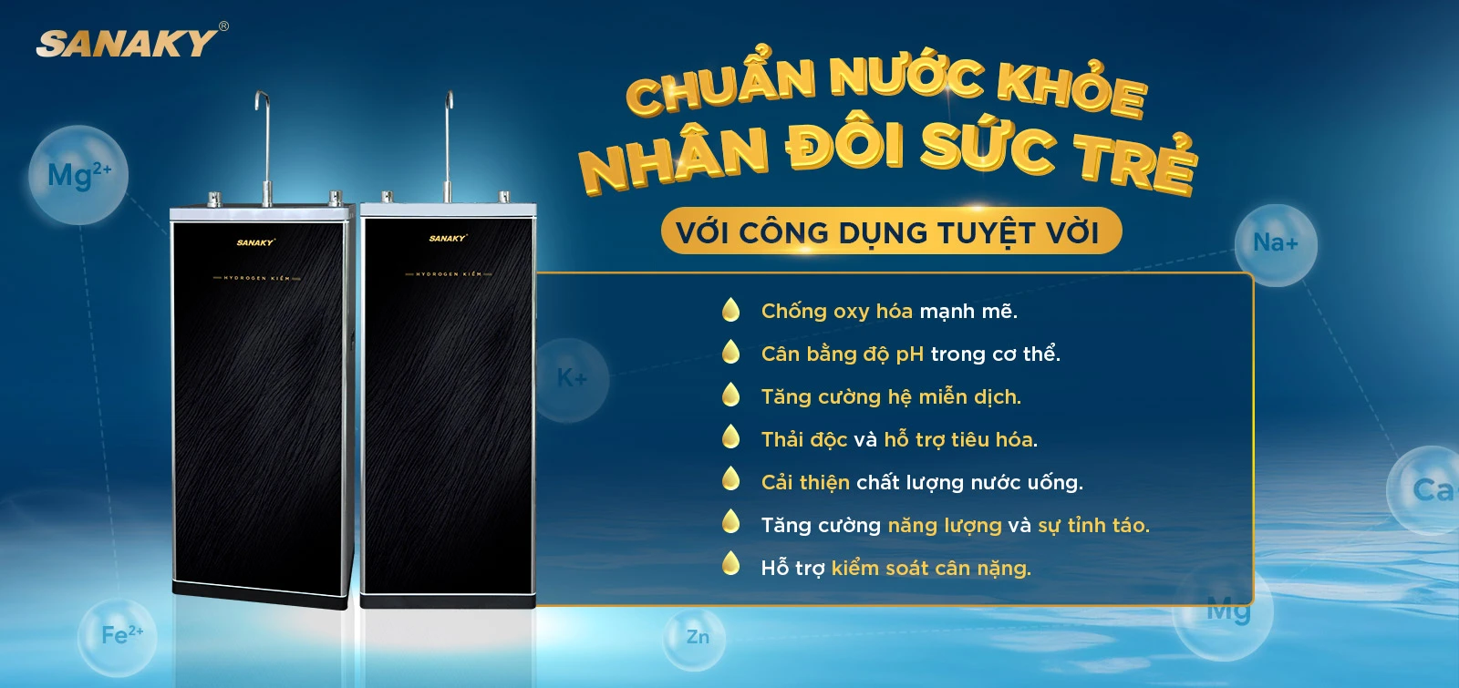 Chuẩn nước khỏe - Nhân đôi sức trẻ với công dụng tuyệt vời