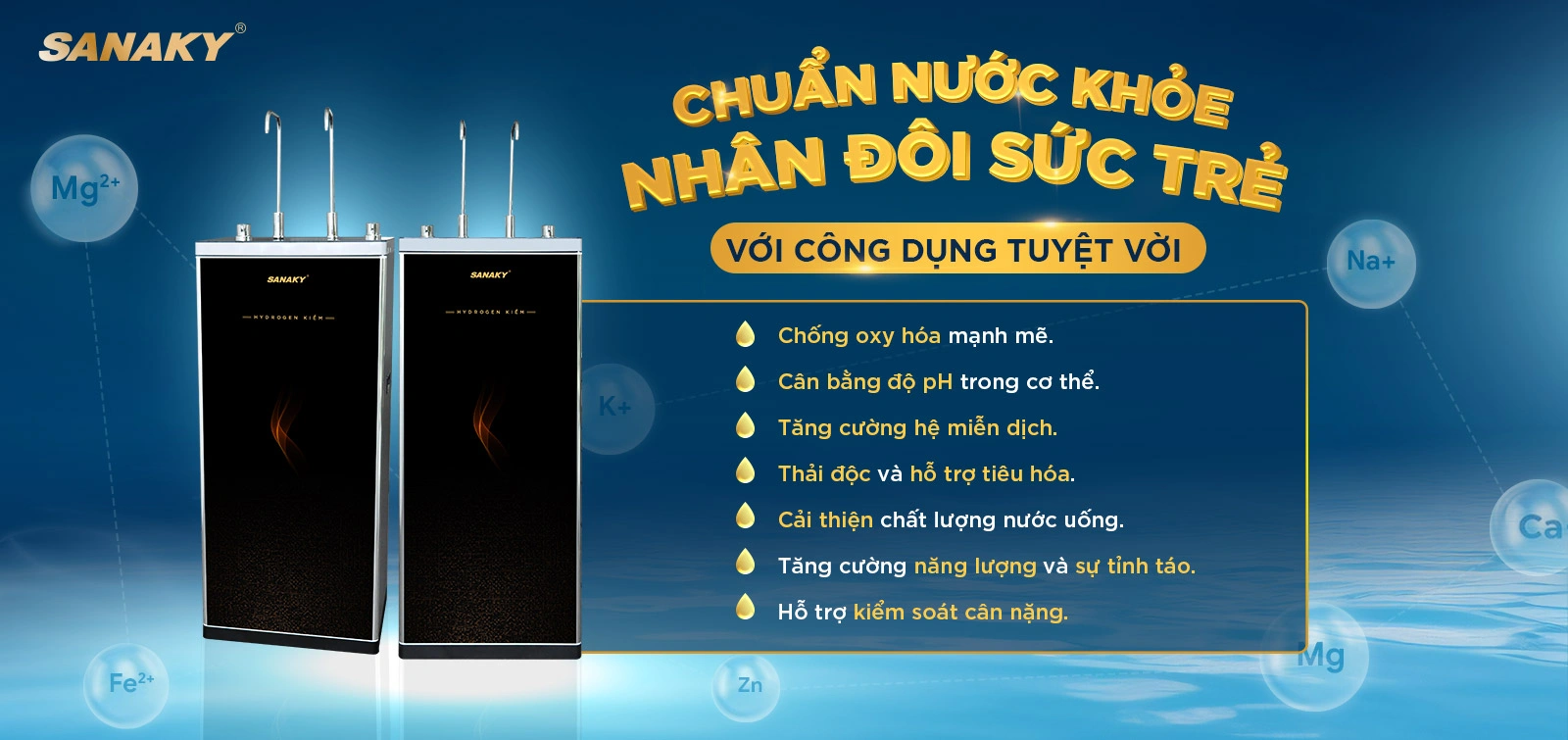 Chuẩn nước khỏe - Nhân đôi sức trẻ với công dụng tuyệt vời