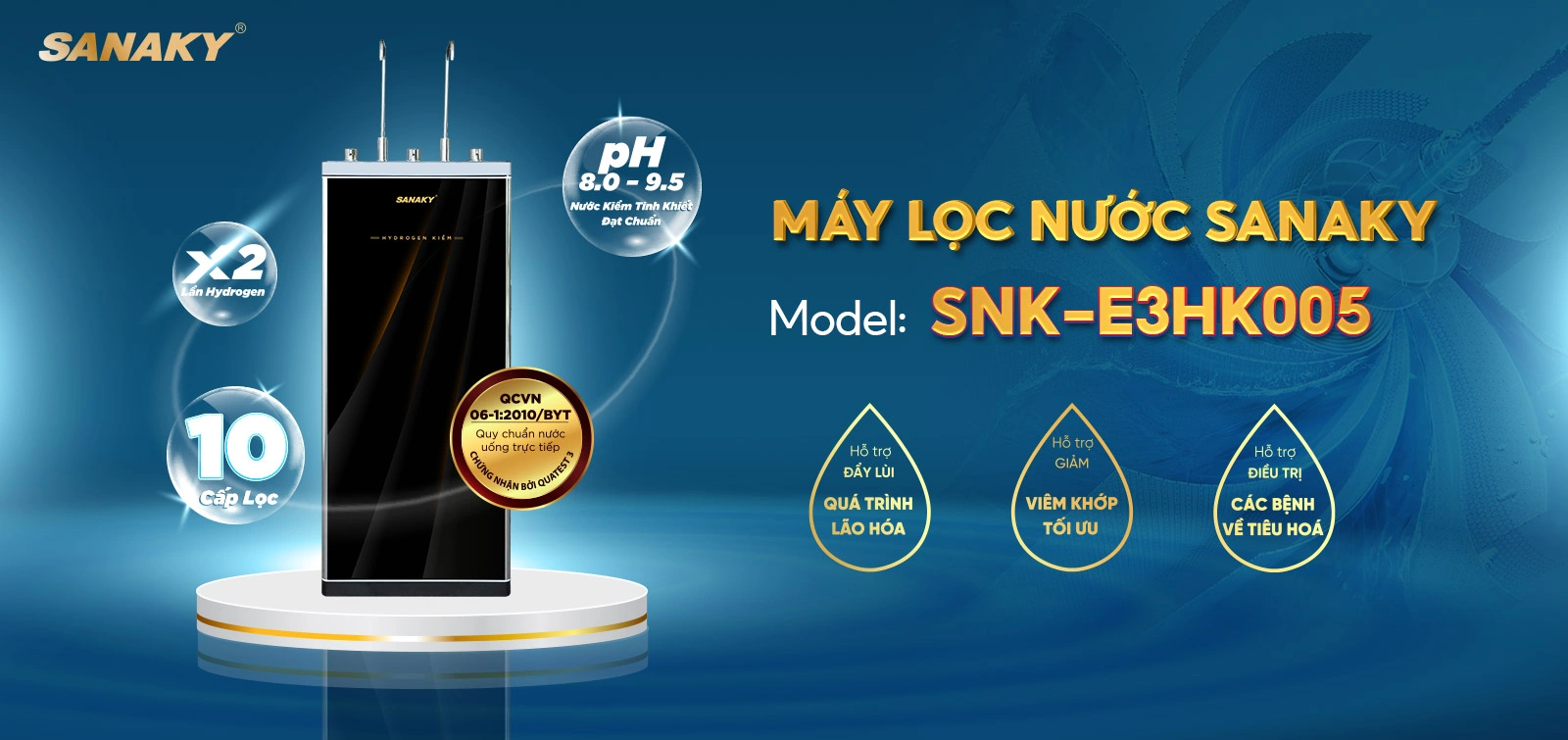 Máy lọc nước Sanaky SNK-E3HK005 