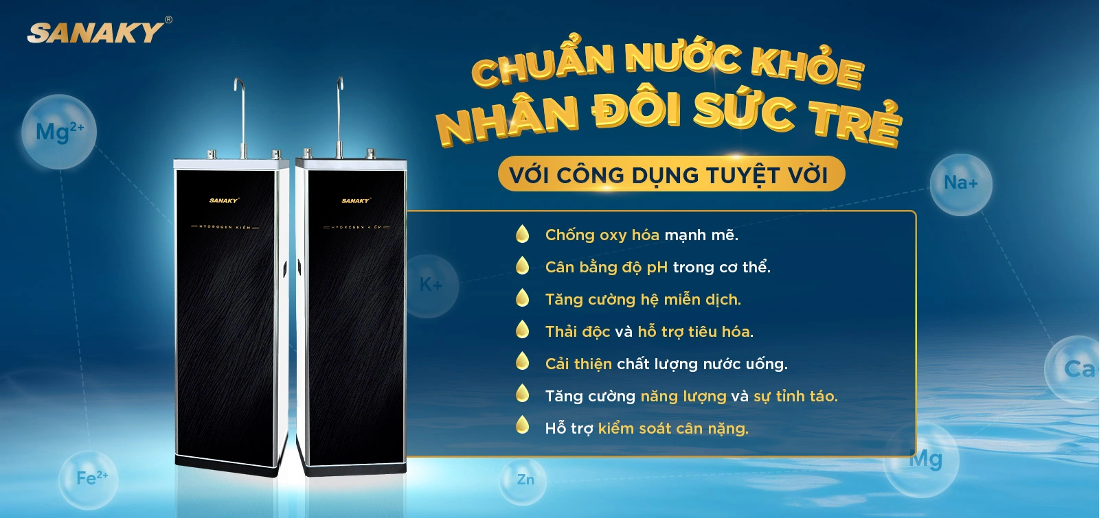 Chuẩn nước khỏe - Nhân đôi sức trẻ với công dụng tuyệt vời