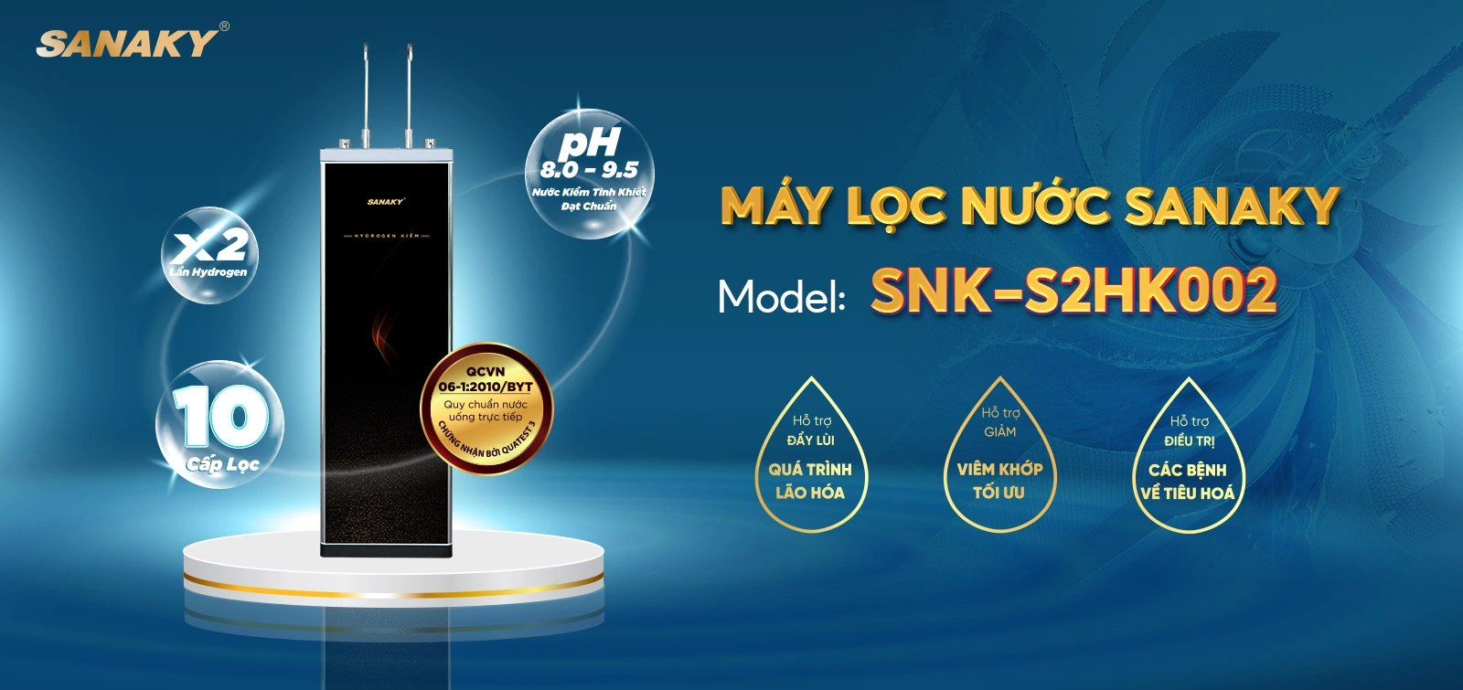 Máy lọc nước Sanaky SNK-S2HK002 