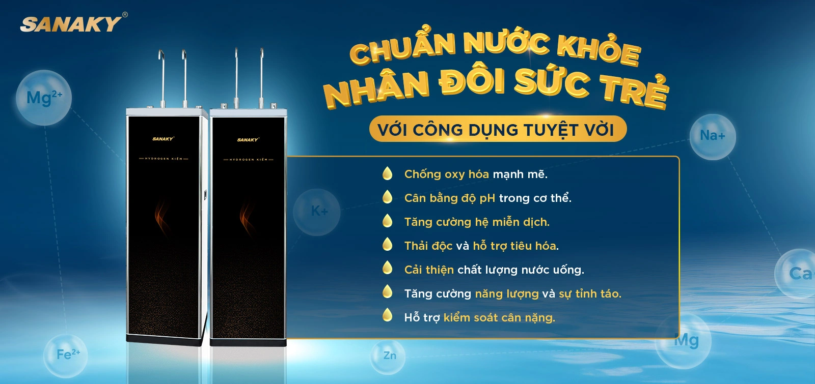 Chuẩn nước khỏe - Nhân đôi sức trẻ với công dụng tuyệt vời