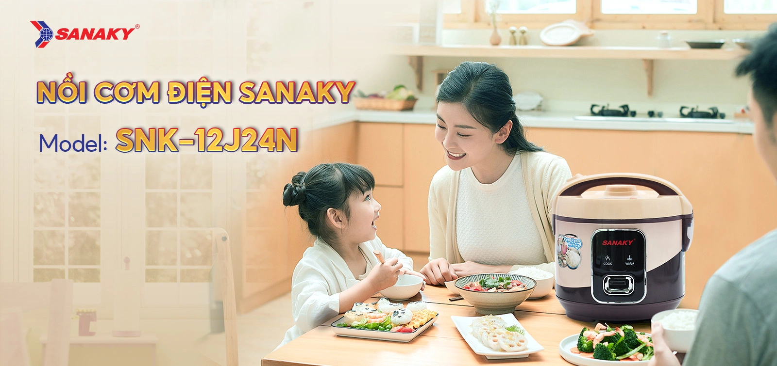 Nồi cơm điện Sanaky SNK-12J24N