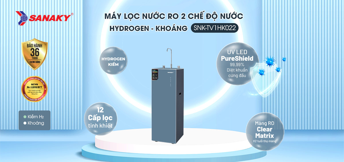 Máy lọc nước Sanaky SNK-TV1HK022