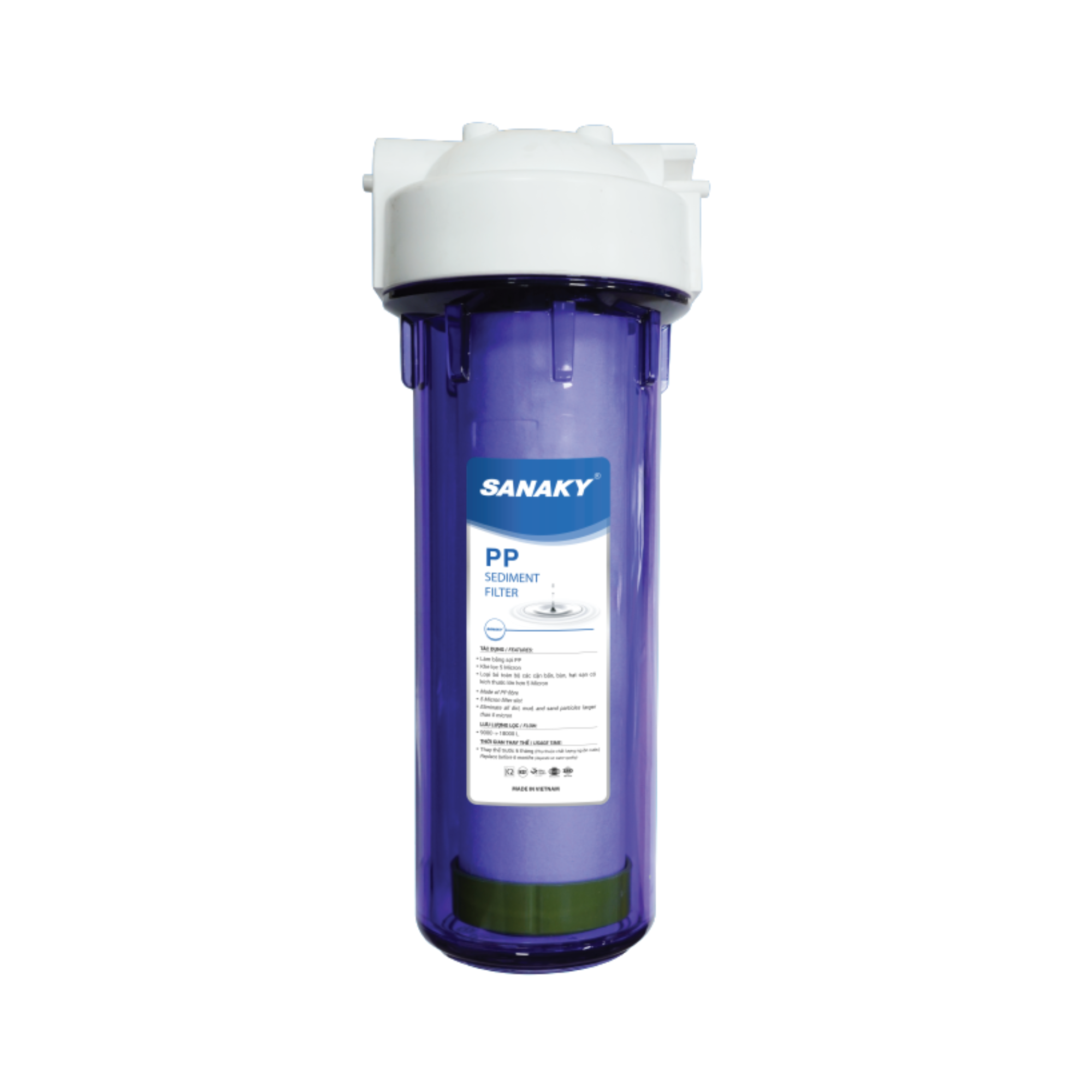 LÕI LỌC THÔ PP SEDIMENT FILTER